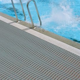 Aqua-Safe Pool Side Matting Installation