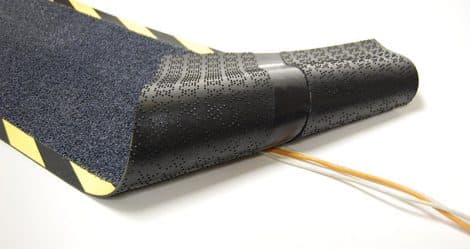 Cable-Mat Fabric In Use